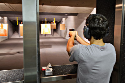 Male Shooting at Range